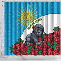 Rwanda Baby Gorilla Shower Curtain Kwita Izina 2025 - Wonder Print Shop