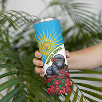 Personalized Rwanda Baby Gorilla Skinny Tumbler Kwita Izina 2025 - Wonder Print Shop
