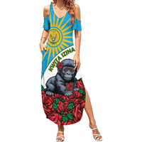 Personalized Rwanda Baby Gorilla Summer Maxi Dress Kwita Izina 2025 - Wonder Print Shop