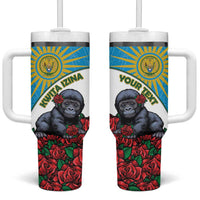 Personalized Rwanda Baby Gorilla Tumbler With Handle Kwita Izina 2025 - Wonder Print Shop