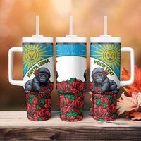 Personalized Rwanda Baby Gorilla Tumbler With Handle Kwita Izina 2025 - Wonder Print Shop
