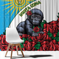 Rwanda Baby Gorilla Window Curtain Kwita Izina 2025 - Wonder Print Shop
