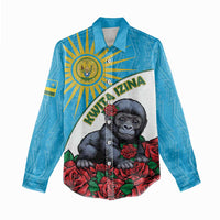 Personalized Rwanda Baby Gorilla Women Casual Shirt Kwita Izina 2025 - Wonder Print Shop