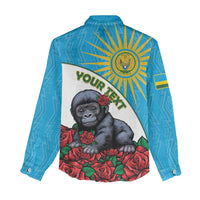 Personalized Rwanda Baby Gorilla Women Casual Shirt Kwita Izina 2025 - Wonder Print Shop