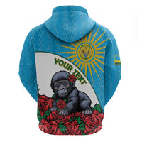 Personalized Rwanda Baby Gorilla Zip Hoodie Kwita Izina 2025 - Wonder Print Shop