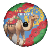 Personalised Eritrea Arabian Camel Spare Tire Cover Gerbera Flower Flag Color - Wonder Print Shop