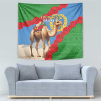 Personalised Eritrea Arabian Camel Tapestry Gerbera Flower Flag Color - Wonder Print Shop