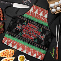 Merry Christmas Ya Filthy Animal Apron Retro Christmas Humor - Wonder Print Shop