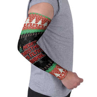 Merry Christmas Ya Filthy Animal Arm Sleeves Retro Christmas Humor - Wonder Print Shop