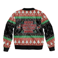 Merry Christmas Ya Filthy Animal Bomber Jacket Retro Christmas Humor - Wonder Print Shop