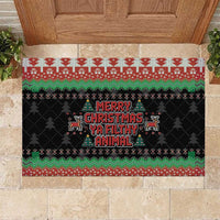 Merry Christmas Ya Filthy Animal Rubber Doormat Retro Christmas Humor - Wonder Print Shop