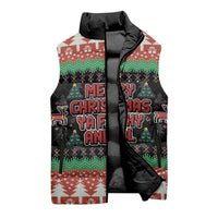 Merry Christmas Ya Filthy Animal Sleeveless Puffer Jacket Retro Christmas Humor - Wonder Print Shop