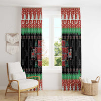 Merry Christmas Ya Filthy Animal Window Curtain Retro Christmas Humor - Wonder Print Shop