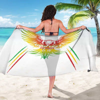 Custom Mali Football Sarong Go Les Aigles White Color - Wonder Print Shop