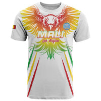 Custom Mali Football T Shirt Go Les Aigles White Color - Wonder Print Shop