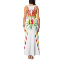 Custom Mali Football Tank Maxi Dress Go Les Aigles White Color - Wonder Print Shop