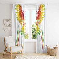 Custom Mali Football Window Curtain Go Les Aigles White Color - Wonder Print Shop