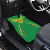 Custom Mali Football Car Mats Go Les Aigles Green Color