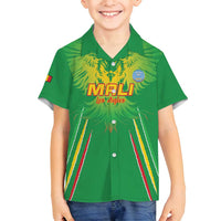 Custom Mali Football Family Matching Summer Maxi Dress and Hawaiian Shirt Go Les Aigles Green Color - Wonder Print Shop