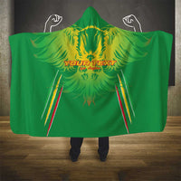 Custom Mali Football Hooded Blanket Go Les Aigles Green Color - Wonder Print Shop