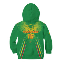 Custom Mali Football Kid Hoodie Go Les Aigles Green Color - Wonder Print Shop