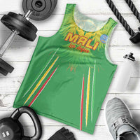 Custom Mali Football Men Tank Top Go Les Aigles Green Color - Wonder Print Shop