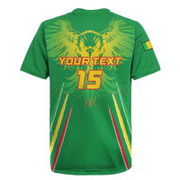 Custom Mali Football Rugby Jersey Go Les Aigles Green Color - Wonder Print Shop