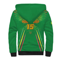 Custom Mali Football Sherpa Hoodie Go Les Aigles Green Color - Wonder Print Shop