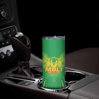 Custom Mali Football Skinny Tumbler Go Les Aigles Green Color - Wonder Print Shop