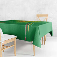 Custom Mali Football Tablecloth Go Les Aigles Green Color - Wonder Print Shop