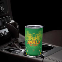 Custom Mali Football Tumbler Cup Go Les Aigles Green Color - Wonder Print Shop