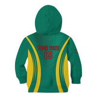 Custom Cameroon Football Kid Hoodie Go Indomitable Lions - Wonder Print Shop