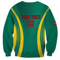 Custom Cameroon Football Sweatshirt Go Indomitable Lions - Wonder Print Shop