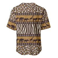 Animal Skin Mix African Pattern Baseball Jersey