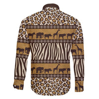 Animal Skin Mix African Pattern Family Matching Puletasi and Hawaiian Shirt