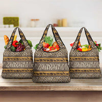 Animal Skin Mix African Pattern Grocery Bag