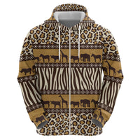 Animal Skin Mix African Pattern Hoodie