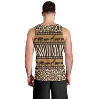 Animal Skin Mix African Pattern Men Tank Top