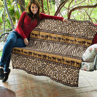 Animal Skin Mix African Pattern Quilt