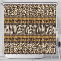 Animal Skin Mix African Pattern Shower Curtain