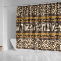 Animal Skin Mix African Pattern Shower Curtain