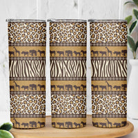 Animal Skin Mix African Pattern Skinny Tumbler