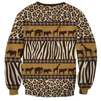 Animal Skin Mix African Pattern Sweatshirt