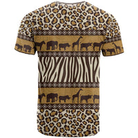 Animal Skin Mix African Pattern T Shirt