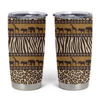 Animal Skin Mix African Pattern Tumbler Cup