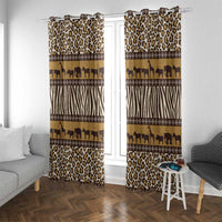 Animal Skin Mix African Pattern Window Curtain