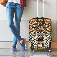 African Tribal Pattern With Wild Animal Skins Luggage Cover