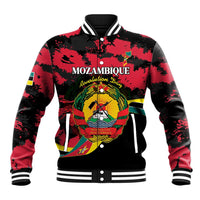 Personalized Mozambique Revolution Day Baseball Jacket Coat Of Arms FRELIMO - Wonder Print Shop