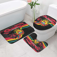 Mozambique Revolution Day Bathroom Set Coat Of Arms FRELIMO - Wonder Print Shop