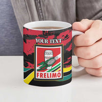 Personalized Mozambique Revolution Day Ceramic Mug Coat Of Arms FRELIMO - Wonder Print Shop